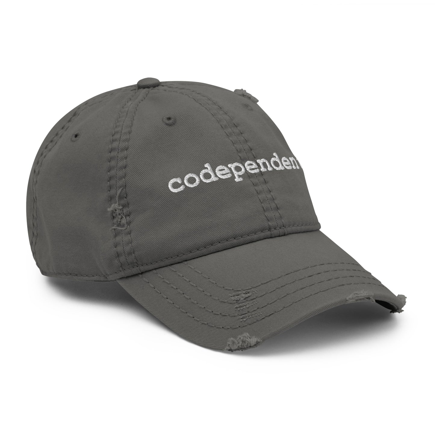 codependent distressed hat