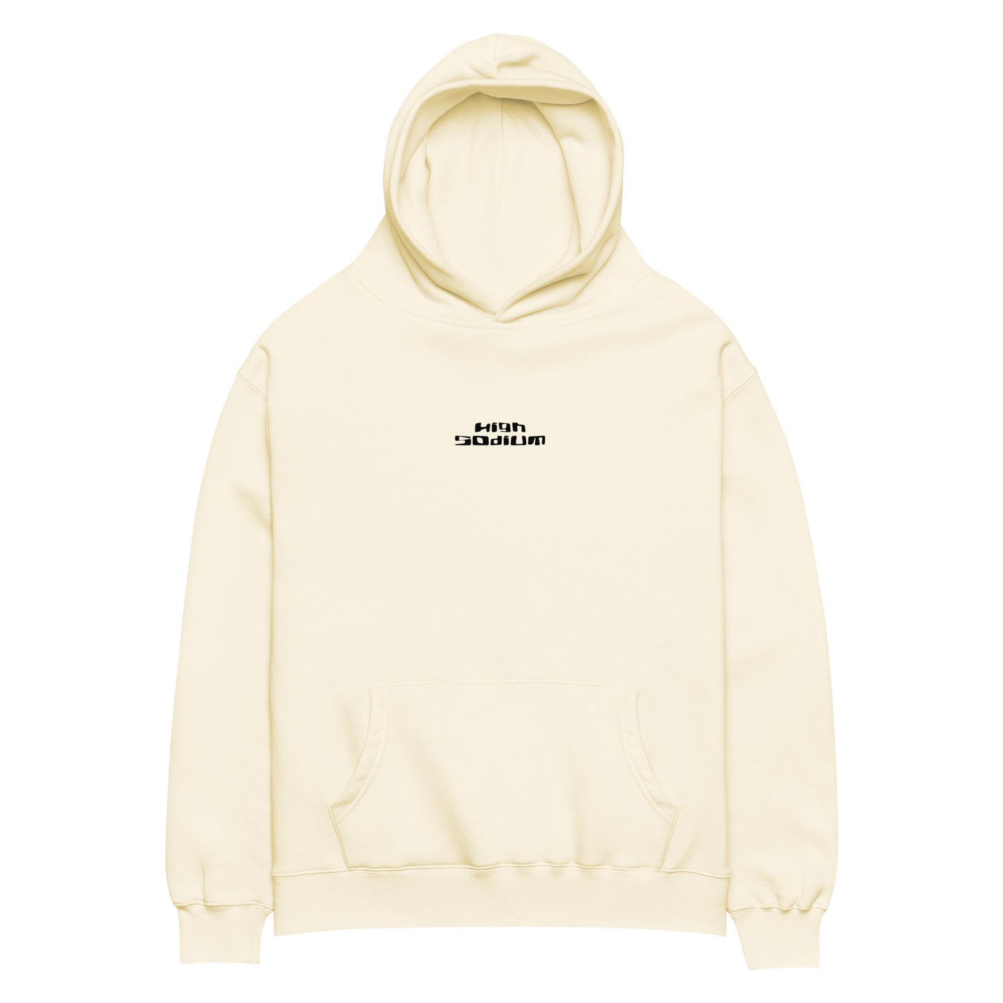 high sodium tech oversized hoodie